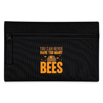 Biene Imker Geschenk Honig Honig Dealer Hobby - Federtasche - Schwarz - Vorne