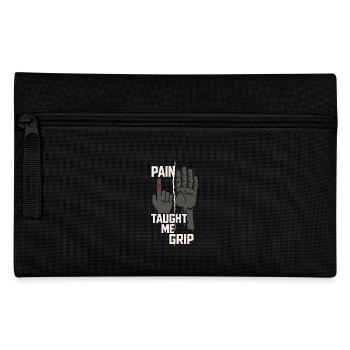 Griffkrafttraining Für Kletterer Hangboard - Federtasche - Schwarz - Vorne