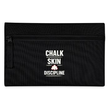 Griffkrafttraining Für Kletterer Hangboard - Federtasche - Schwarz - Vorne