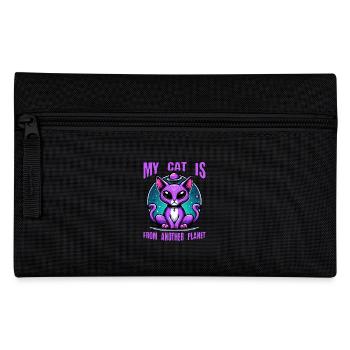 Chat astronaute Amoureux des chats - Trousse - noir - Devant