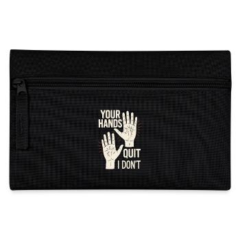Griffkrafttraining Für Kletterer Hangboard - Federtasche - Schwarz - Vorne