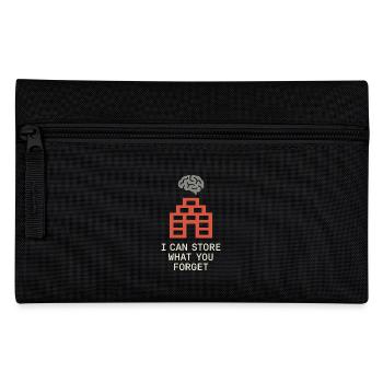 Memory Athlete Mnemonic Brain Training Mental - Pencil Case - black - Front