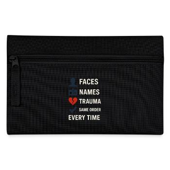 Memory Athlete Mnemonic Brain Training Mental - Pencil Case - black - Front
