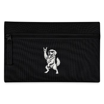 Labrador Retriever Rock Musique Drôle Chien Dur - Trousse - noir - Devant