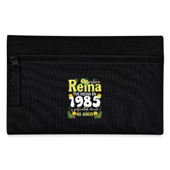 40 ans anniversaire cadeau femme fabriqué en 1985 - Trousse - noir - Devant