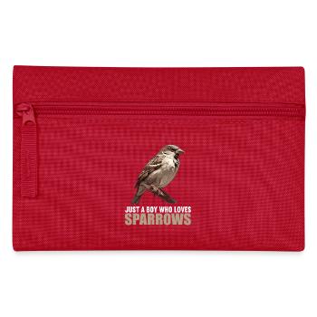Spatzen Spatz - Federtasche - Rot - Vorne