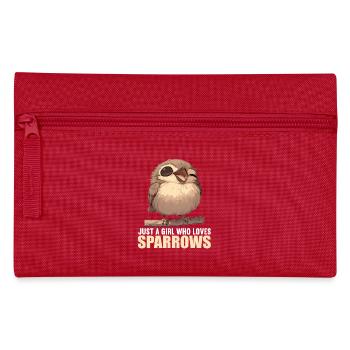 Spatzen Spatz - Federtasche - Rot - Vorne