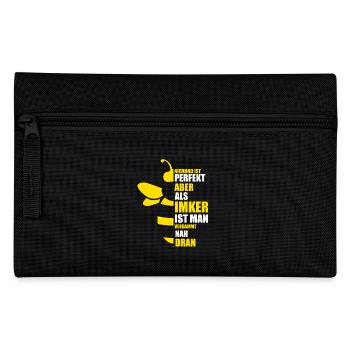 Hobbyimker Imker Bienen Flüsterer Imkern Honig - Federtasche - Schwarz - Vorne