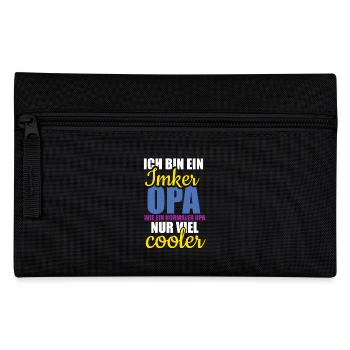 Biene Imker Geschenk Honig Honig Dealer Hobby - Federtasche - Schwarz - Vorne