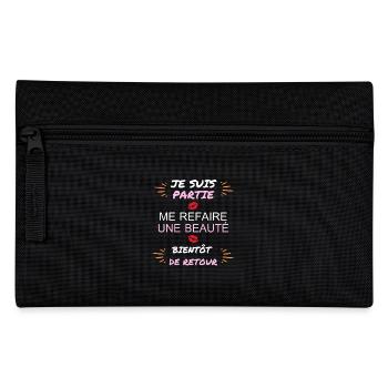 JE SUIS PARTIE ME REFAIRE UNE BEAUT - Trousse - noir - Devant