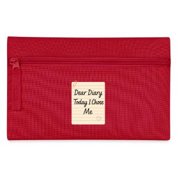 Gratitude Practice Journal Lover Emotional - Pencil Case - red - Front