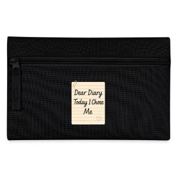 Gratitude Practice Journal Lover Emotional - Pencil Case - black - Front