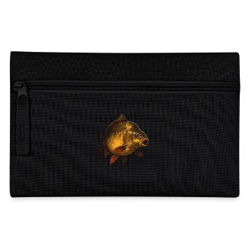 Spiegelkarpfen Angeln – Big Carp Artwork - Federtasche - Schwarz - Vorne