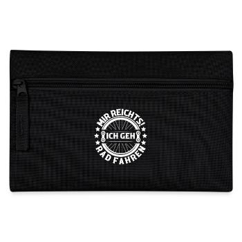 Mir Reichts Ich Geh Radfahren - Federtasche - Schwarz - Vorne