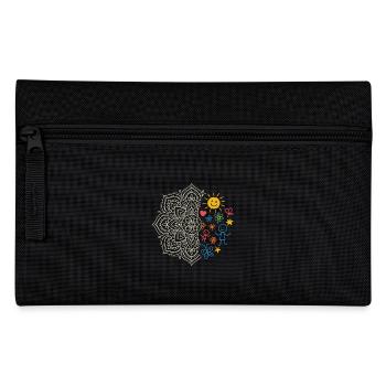 Mandala & Kinder-Doodles - Federtasche - Schwarz - Vorne