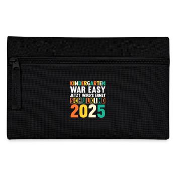 Kita Abschied Erste Klasse Einschulung 2025 - Federtasche - Schwarz - Vorne
