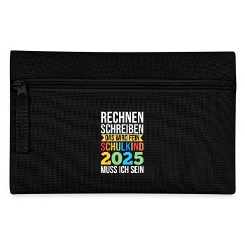 Kita Abschied Erste Klasse Einschulung 2025 - Federtasche - Schwarz - Vorne