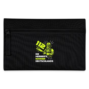 Feuerwehr - 112 - Die Heißeste Nummer Deutschlands - Federtasche - Schwarz - Vorne