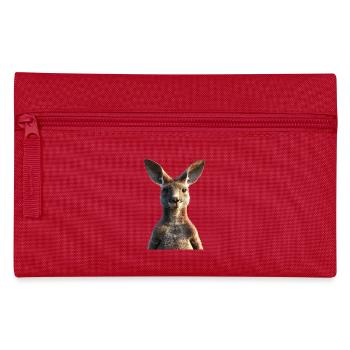 Kangourou Australie Outback Kangourous mignons sauvages - Trousse - rouge - Devant