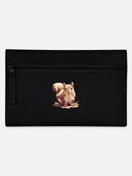 Eichhörnchen - Federtasche - Schwarz