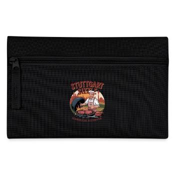 Stuttgart Sizzle Swabian Roast Beef BBQ - Pencil Case - black - Front