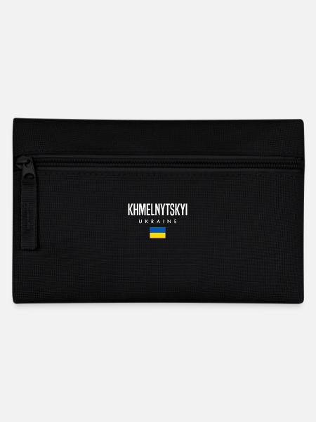 Khmelnytskyi Ukraine - Federtasche - Schwarz