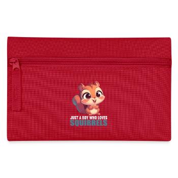 Écureuil - Trousse - rouge - Devant