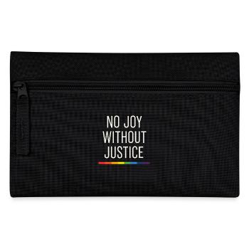 Queer Pride Queer Joy Lgbtq+ Affirmation Trans - Pencil Case - black - Front