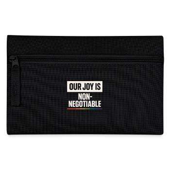 Queer Pride Queer Joy Lgbtq+ Affirmation Trans - Pencil Case - black - Front