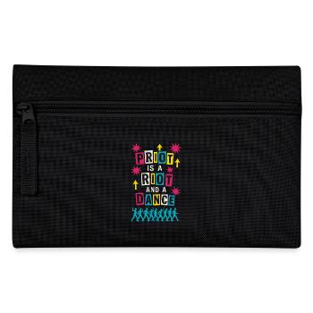 Queer Pride Queer Joy Lgbtq+ Affirmation Trans - Pencil Case - black - Front