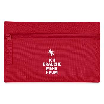 I Need More Space Astronaut Motif - Pencil Case - red - Front