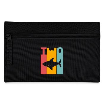 Requin 2ème Anniversaire - Trousse - noir - Devant