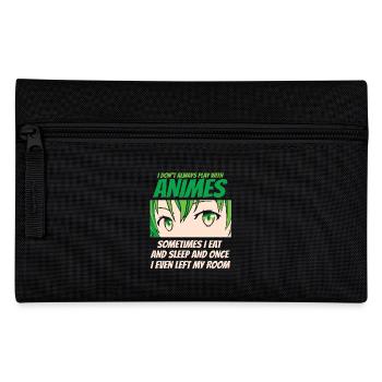 Anime Manga Otaku Kawaii Japan Cosplay Comic - Federtasche - Schwarz - Vorne