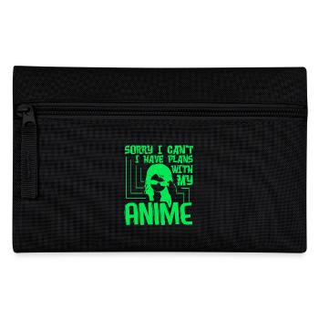Anime Manga Otaku Kawaii Japan Cosplay Comic - Federtasche - Schwarz - Vorne