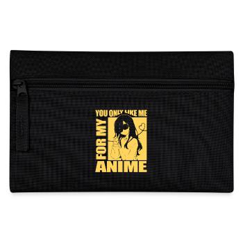 Anime Manga Otaku Kawaii Japan Cosplay Comic - Federtasche - Schwarz - Vorne