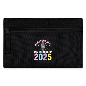 Kita Abschied Erste Klasse Einschulung 2025 - Federtasche - Schwarz - Vorne