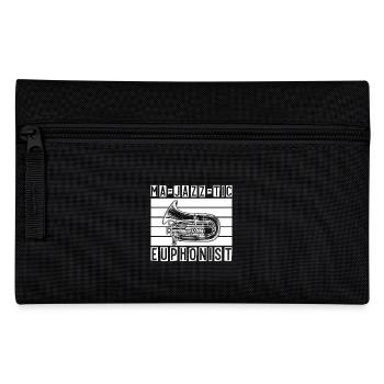 Baritone Player Ma-Jazz-Tic Euphonist Euphonium - Pencil Case - black - Front