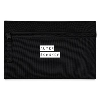Alter Schwede Lustiger Ausdruck Spruch - Federtasche - Schwarz - Vorne