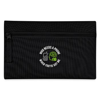 Memory Athlete Mnemonic Brain Training Mental - Pencil Case - black - Front