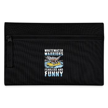 Whitewater Warriors: Fearless and Fun Rafting - Pencil Case - black - Front