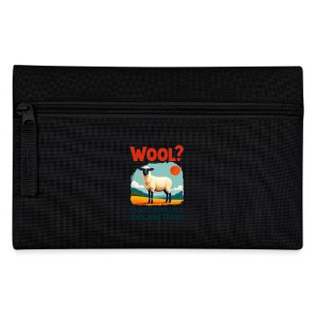Wool? Functionality Willow? Form - Sheep - Pencil Case - black - Front