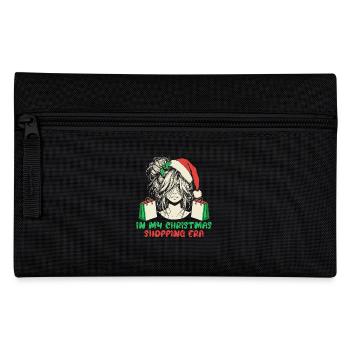 Le dicton de Noël à l’époque de mes achats de Noël - Trousse - noir - Devant