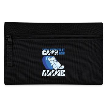 Anime Manga Otaku Kawaii Katzen Katze Kätzchen - Federtasche - Schwarz - Vorne