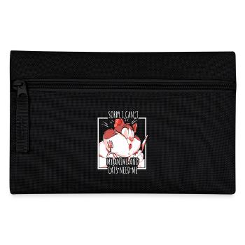 Anime Manga Otaku Kawaii Katzen Katze Kätzchen - Federtasche - Schwarz - Vorne