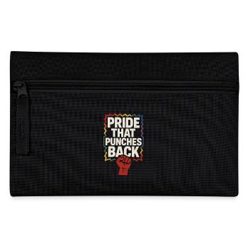 Queer Pride Queer Joy Lgbtq+ Affirmation Trans - Pencil Case - black - Front