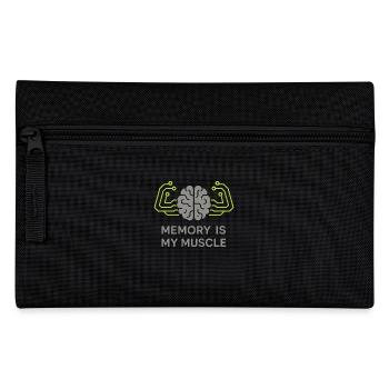 Memory Athlete Mnemonic Brain Training Mental - Pencil Case - black - Front