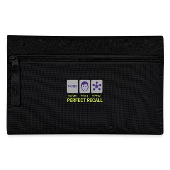 Memory Athlete Mnemonic Brain Training Mental - Pencil Case - black - Front