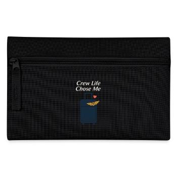 Flight Attendant Cabin Crew Life Aviation - Pencil Case - black - Front
