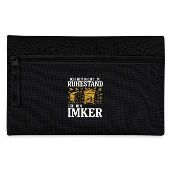 Not Retired Beekeeper Design - Pencil Case - black - Front