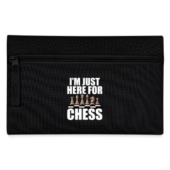 Chess Player Souvenir - I'm Just Here For Chess - Federtasche - Schwarz - Vorne